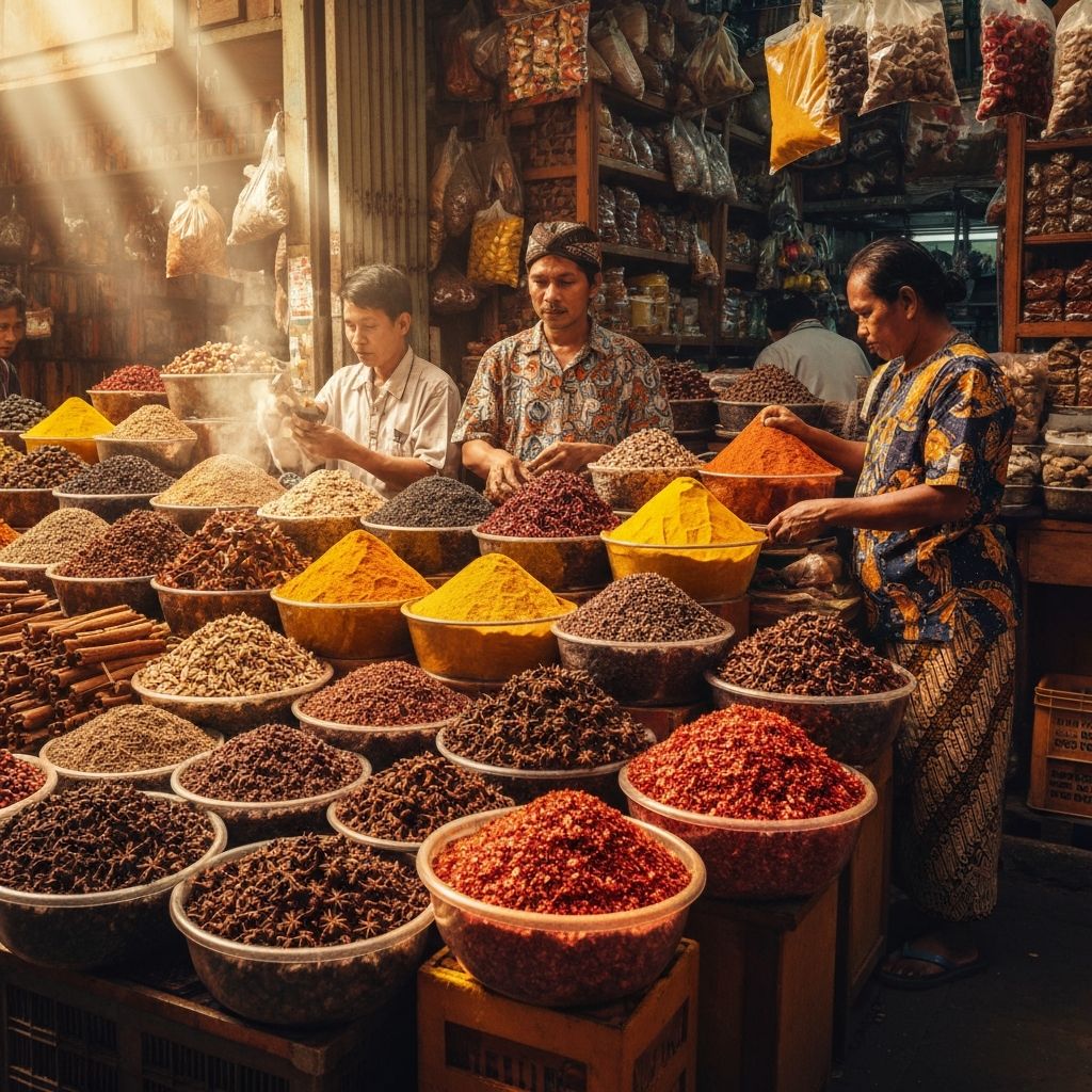 Indonesian Spice Market